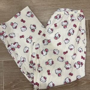 Hello Kitty Kids Pajama Bottoms - Cream and Pink